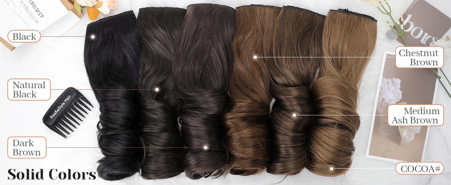 AISI HAIR Invisible Wire Hair Halo Extensions Long Straight Layered Synthetic with Transparent Adjustable Size 6 Secure Clips Hairpieces for Women 20 Inch Essential Tool Durable Sturdy Pre Cut Closure