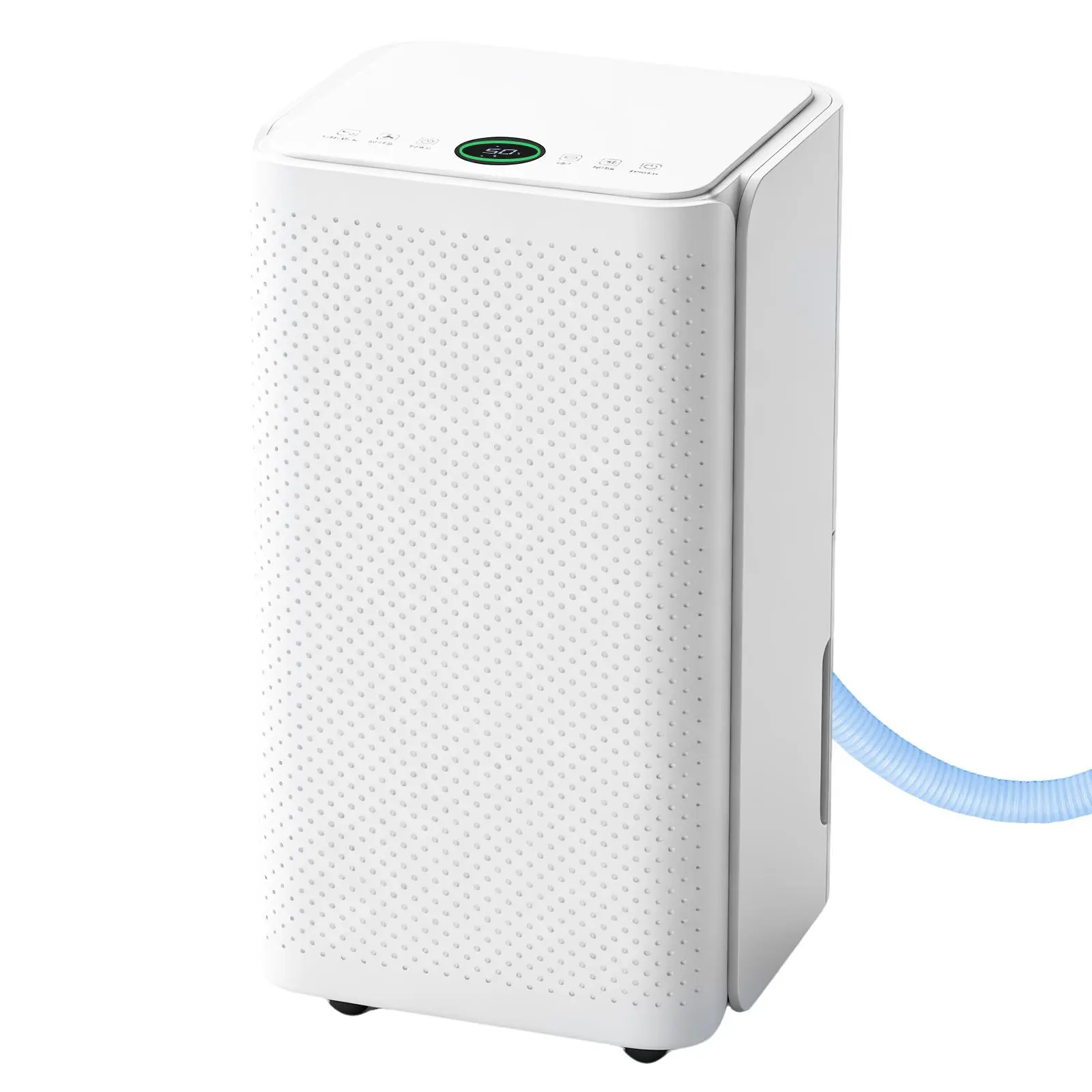Pint Dehumidifier for Basement and Large Rooms, Water Tank, with Pump, Auto Shut-Off, and Intelligent Humidity Control