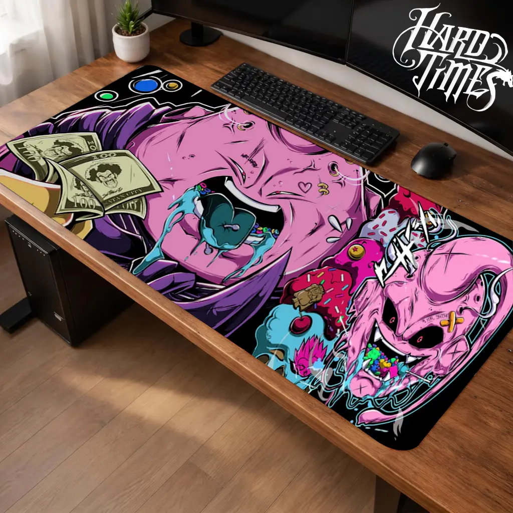 Majin Buu DragonBall Gaming Mouse Pad Personal, Custome, Anime Desk Mat Extended Keyboard Pad Waterproof Non Slip Rubber Base Large Mousepad for PC Gamer Setup Desk Accessories 40x21 Inch,Office Gifts, Decor desktop