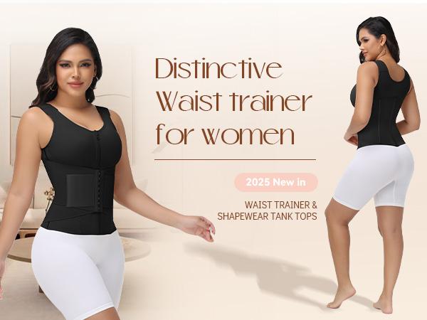 SHAPSHE Waist Shapewear for Women Corset Shapewear Tummy Control with Bra