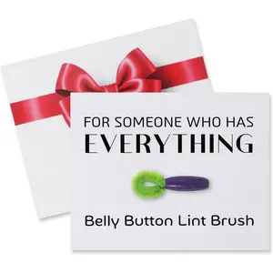 Cute White Elephant Christmas Gifts，Funny Gag Gifts for Men Friends Boyfriend Coworkers,Stocking Stuffers,Valentines Day Gifts,Gag Gift Funny Adult,Belly Button Brush