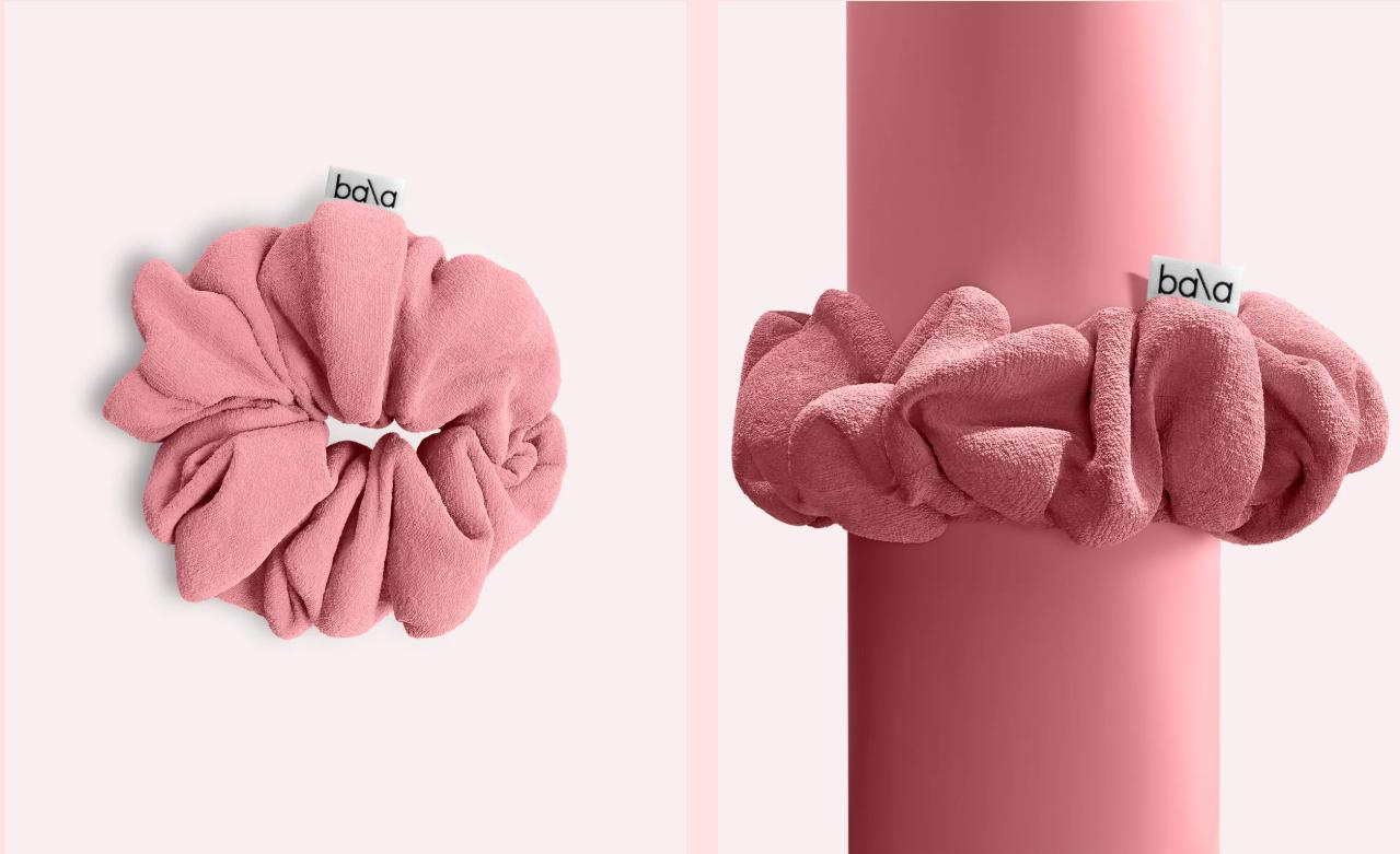 Bala Mat Scrunchie – Stylish Yoga & Exercise Mat Holder | Soft, Absorbent Fabric | 8"x8"x4" | Easy Storage | 1-Pack