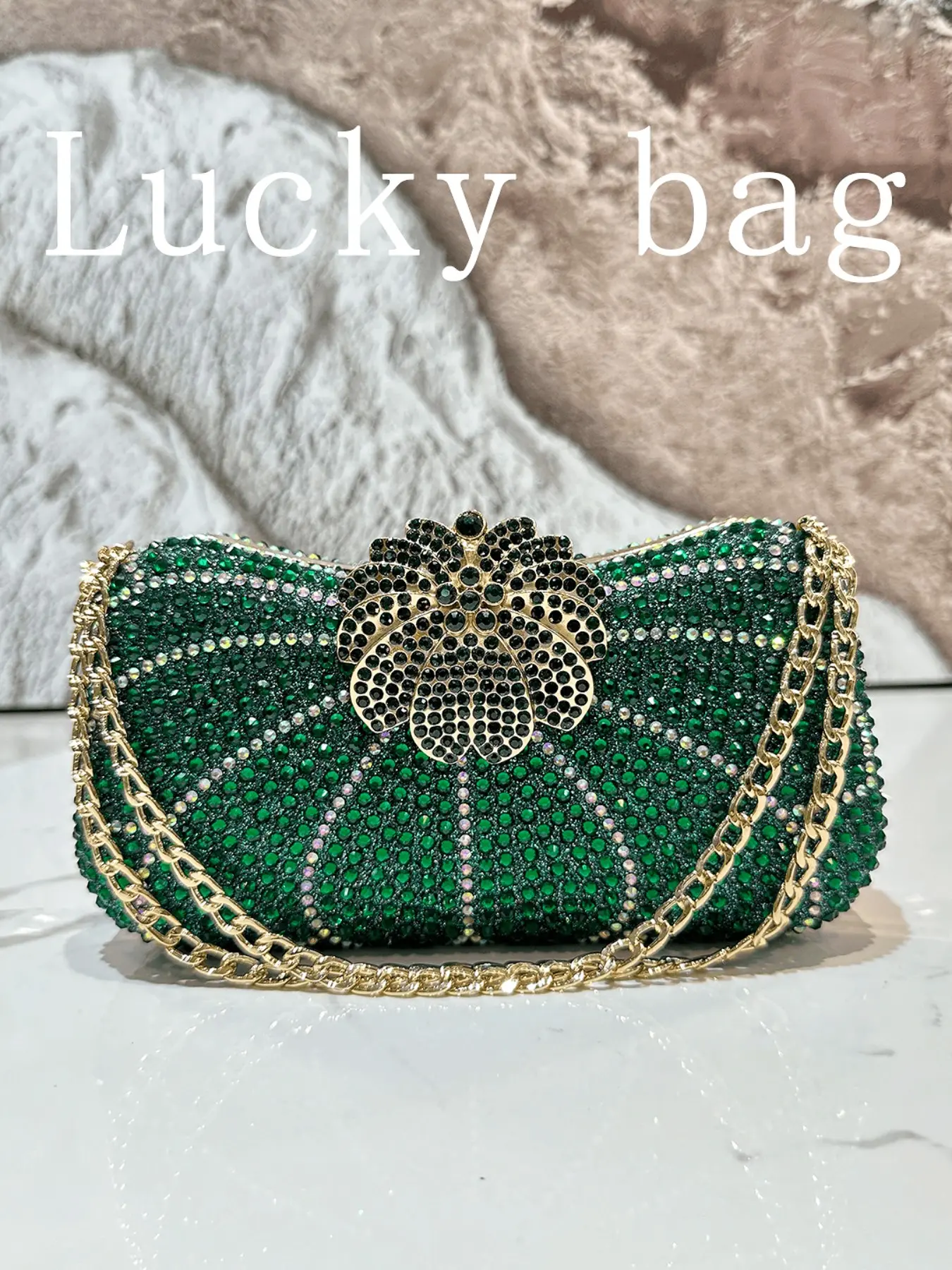 Luxurious Rhinestone Glitter Evening Bag, Elegant Crossbody Handbag for Women, Crossbody with Chain, Perfect for Weddings, Parties, Valentine's Day Gift, Elegant Bags, Crossbody Purse