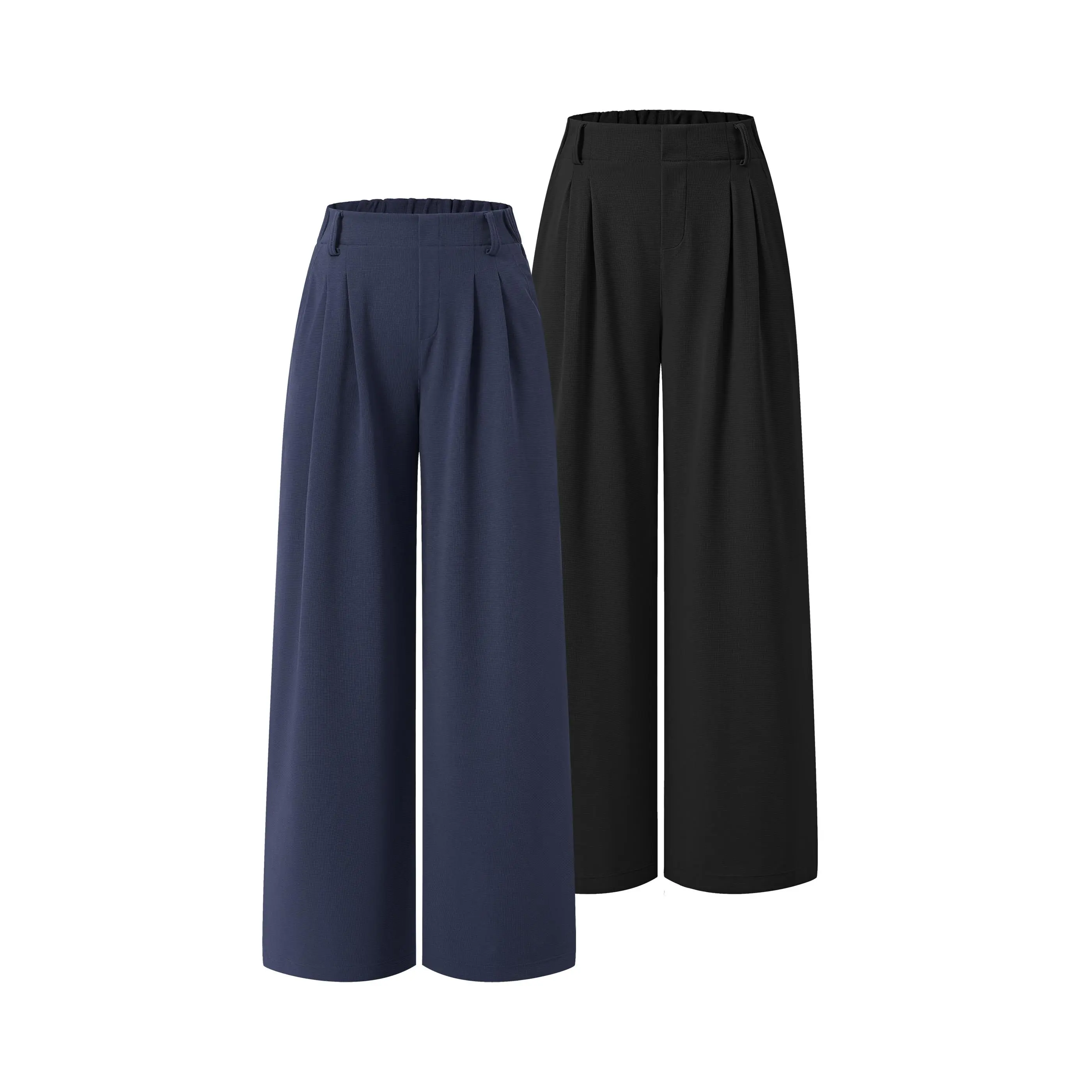 Halara Halara 2-Piece  Flex High Waisted Side Pocket Wide Leg Waffle Work Pants Set#TikTokShopBacktoSchool