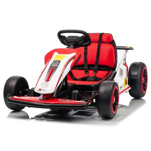 #DealsForYouDays  2026 Upgraded 24V Electric Go Kart for Kids Ages 6–12 High-Speed Drift Music Dual Speed Options Durable Safe Design with Bluetooth Music & Real Driving Feel