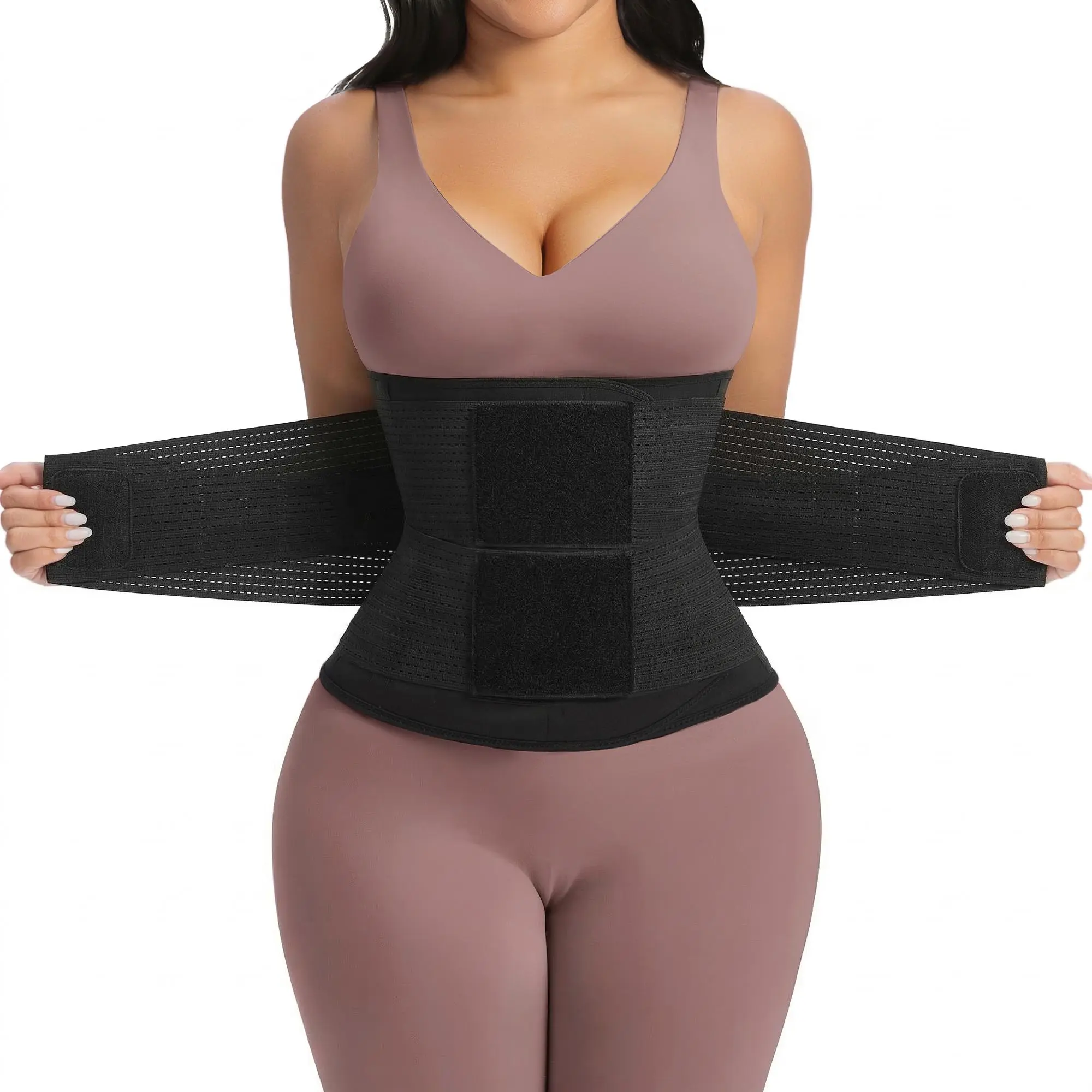 YIANNA Waist Trainer for Women Tummy Control Waist Cincher Sport Girdle with Steel Boned