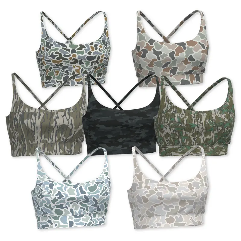 Women's Local Girl Camo Sports Bra | Local Girl Outfitters