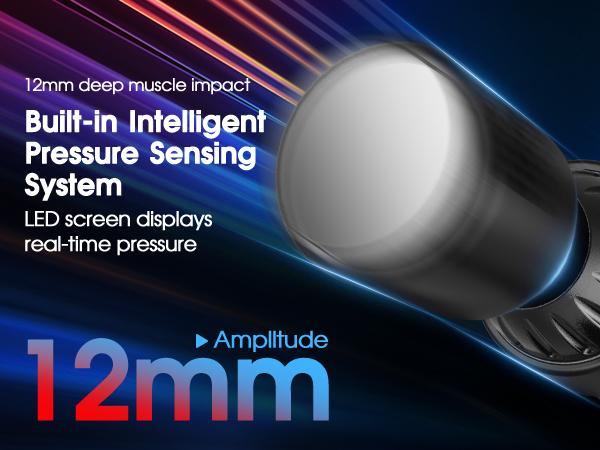 AERLANG Massage Gun with Heat and Cold Deep Tissue Percussion Massager for Pain Relief 7 Interchangeable Heads & LCD Display Travel-Friendly Gift