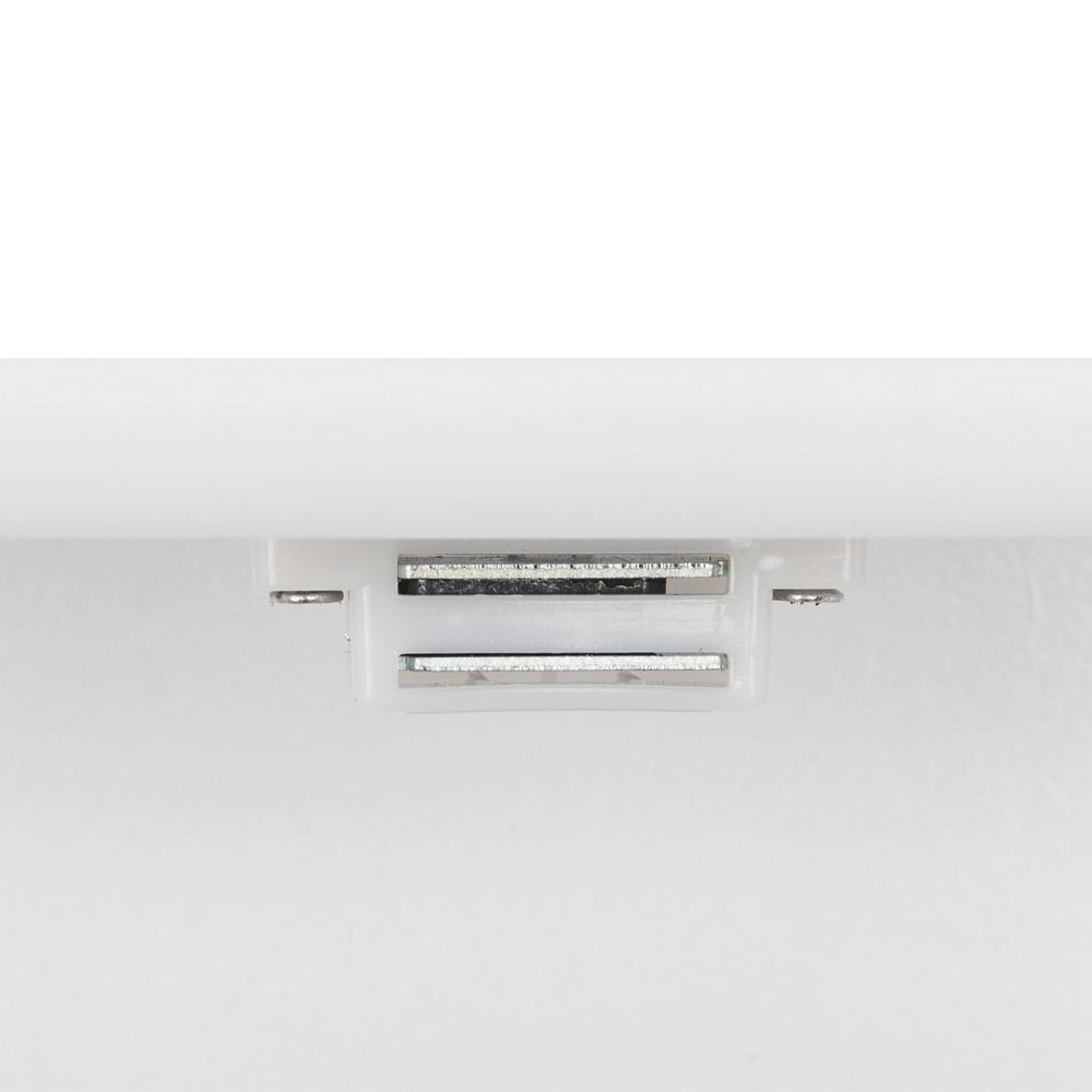 Karl Home Wall-Mounted Bathroom Mirror Cabinet: White, Double Door, Indoor Shelf Storage