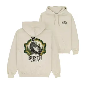 Bu$ch Light Ring-necked Pheasant Hunting Double-Sided Hoodie, Unisex Shirt for Beer Lovers, Whitetail Buck Fans & Outdoor Enthusiasts, Menswear Top, Full Sizes Full Colors
