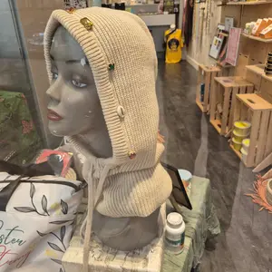 Bedazzled Bacalava-Snood Hat