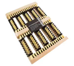 Nature Spring Boot and Shoe Cleaner Scrubber Brush Scraper Mat