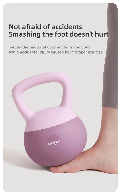 LEXI Soft Kettlebell with Handle for Strength Conditioning and Core Training Perfect for Home Gym Workouts Weightlifting Yoga Pilates Full Body Sculpting Durable Safe and Comfortable Fitness Equipment for Men and Women dealsforyoudays