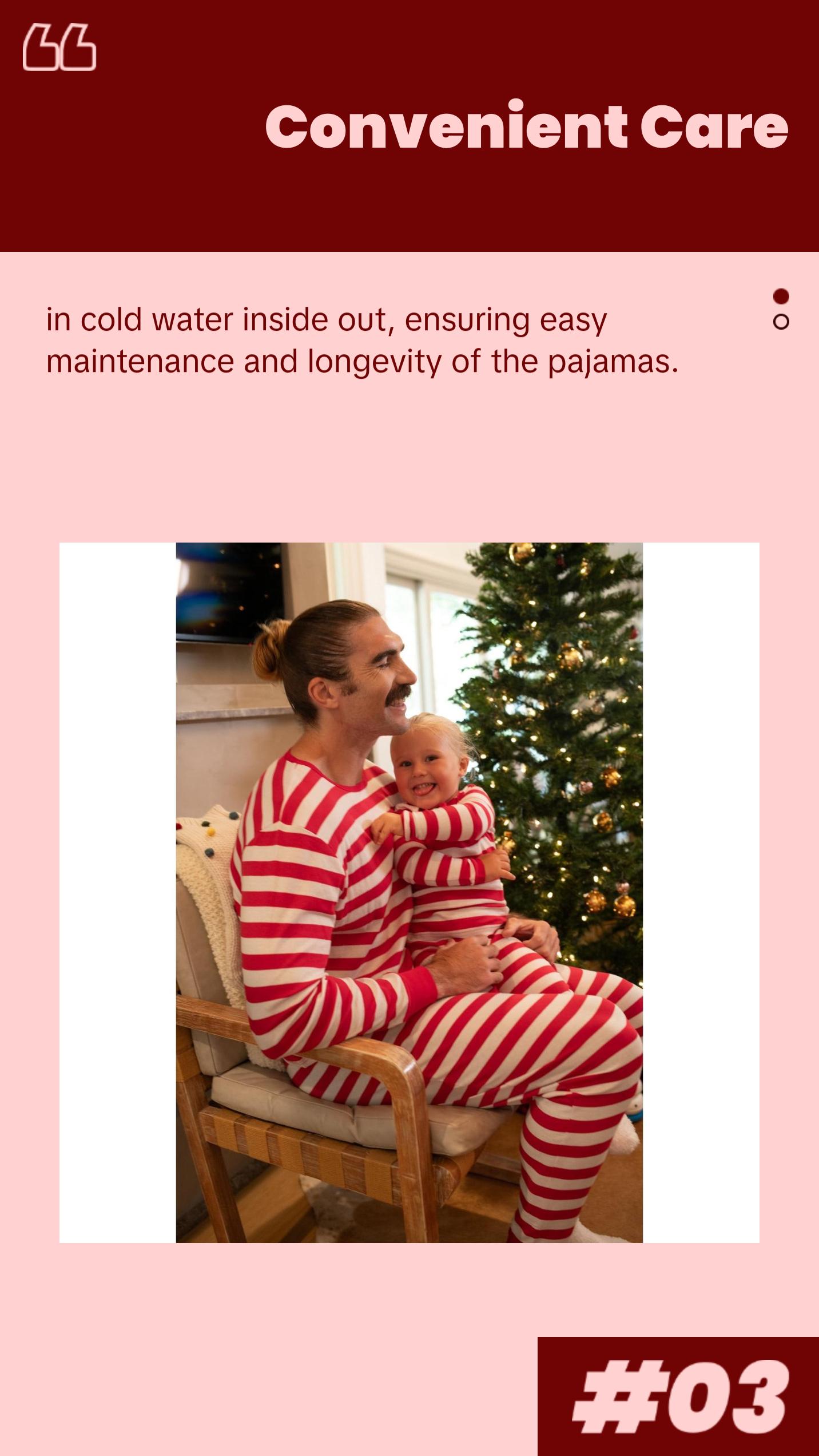 Men's Red & White Stripes Pajamas