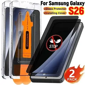 Easy Installion Anti-Spy Glass For Samsung S25 FE S24 S26 Ultra A56 A36 A16 A26 A17 A07 A55 A54 A35 A73 Privacy Screen Protector