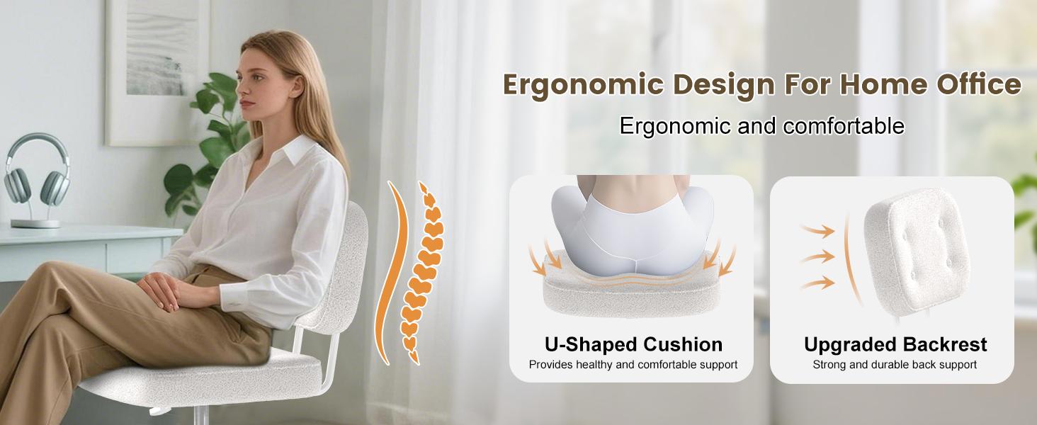 Compact Comfort Teddy Swivel in White Plush Fabric Adjustable Casters for Vanity Use Compact Design Ideal for Home Offices love chair Compact Comfort Teddy Swivel in White Plush Fabric Adjustable Casters for Vanity Use Compact Design Ideal for Home Offices love chair