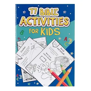 77 Bible Activities for Kids (Ages 5-8) – Christian Activity Book with Puzzles, Coloring, Word Search, Mazes & Bible Learning Games for Children