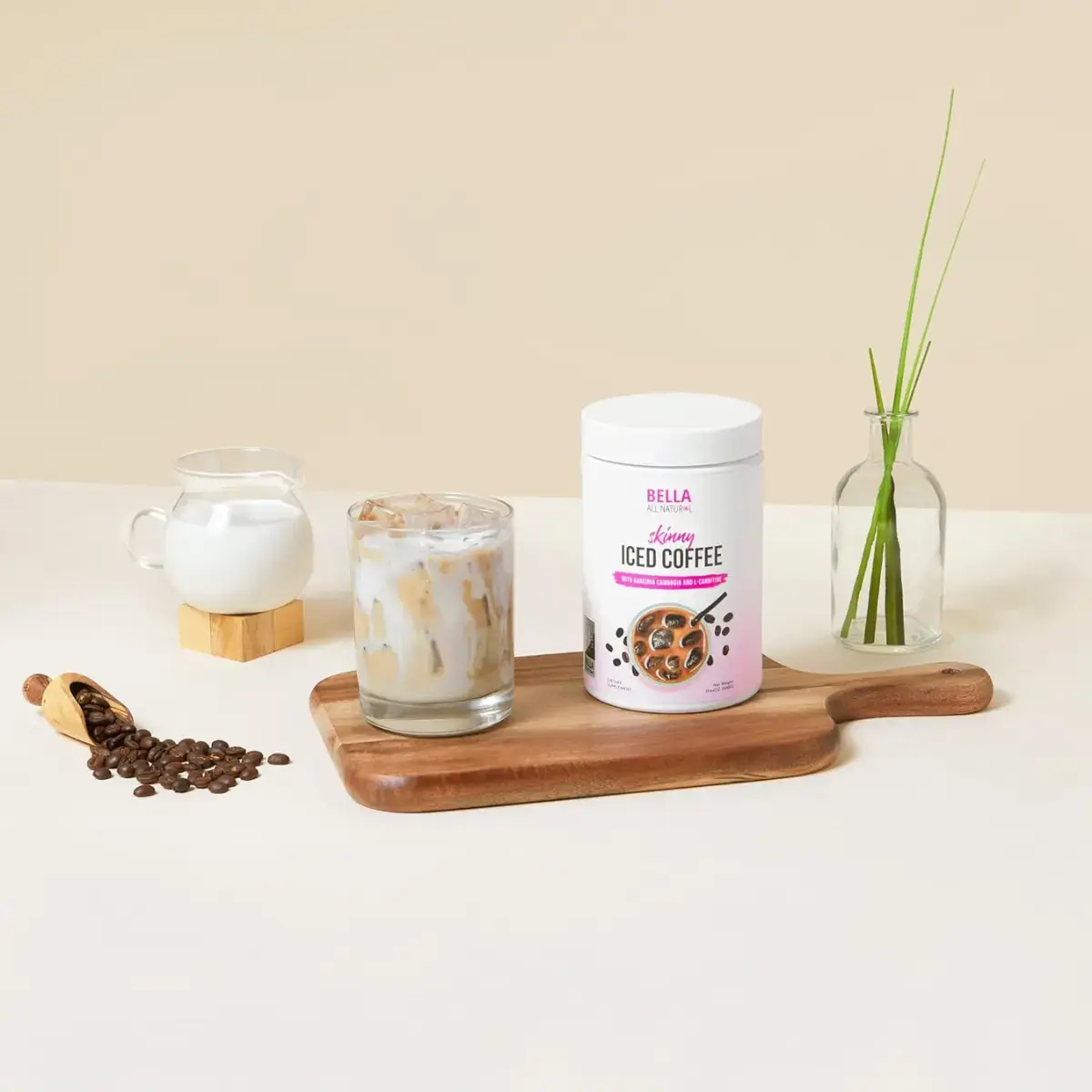 Bella All Natural Skinny Iced Coffee - Good Taste 500 Grams 17.637 ...