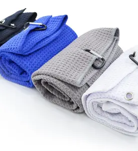 Golf Towel – Essential Cleaning Towel for Every Round Waffle Weave