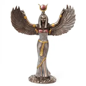 Silver Egyptian Isis Statue