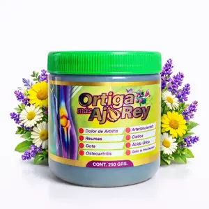 Ortiga Más Ajo Rey Herbal Joint Relief Cream 250g Nettle & Garlic Topical Gel for Arthritis, Rheumatism, Sciatica & Muscle Comfort – Natural Herbal Formula