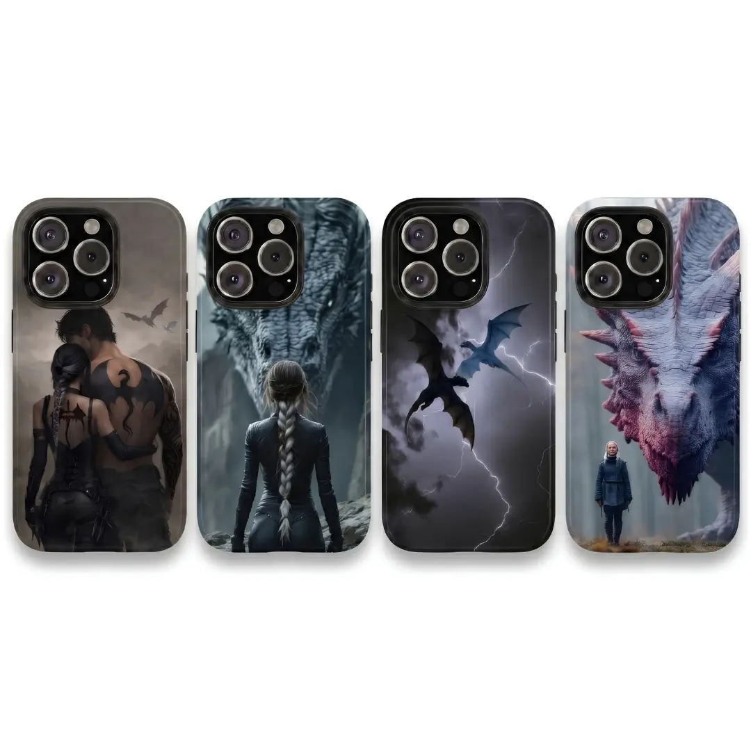 Fourthh Wingg Xaden and Violet Case for iPhone, Dragon Rider Tattoo Aesthetic Cover, Romantasy BookTok Reader Gift