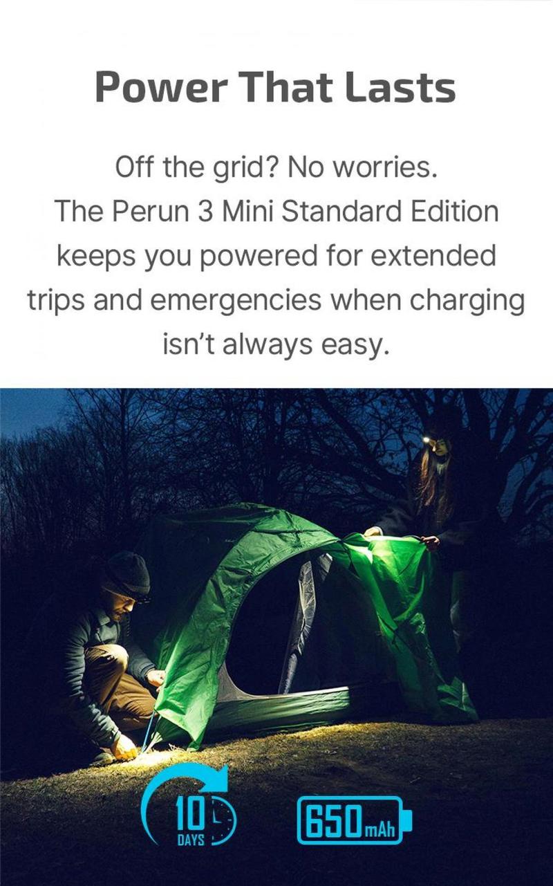 Olight Perun 3 Mini Headlamp & Flashlight with Red and White Light