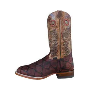 Reyme Jumbo Pirarucu Boots-Square Toe