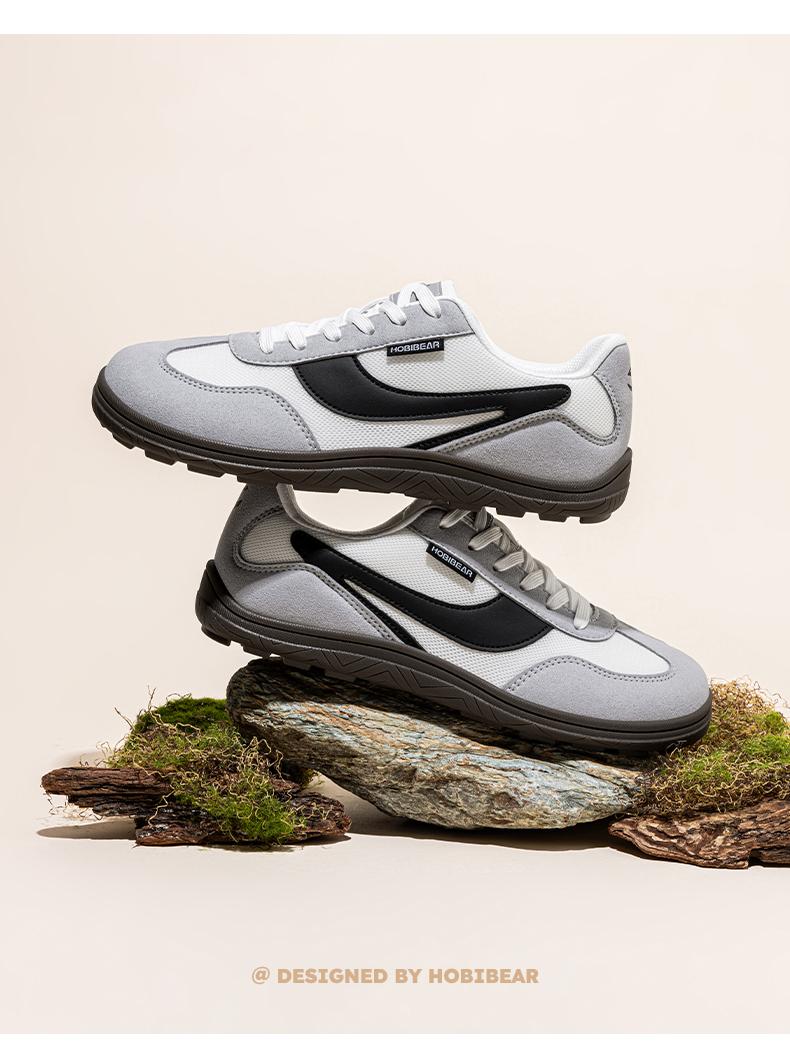 HOBIBEAR Hiking Wide-Toe Shoes, Spring/Autumn Daily Casual Shoes, Durable & Wide-Fit Neutral Sports Shoes, German Training Shoes