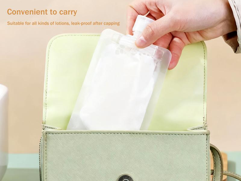 Transparent Portable 21-Piece Travel Containers Set for Lotion Shower Gel Shampoo Facial Cleanser Leak-Proof TSA Compliant Travel Toiletries with 3 Sizes & Labels