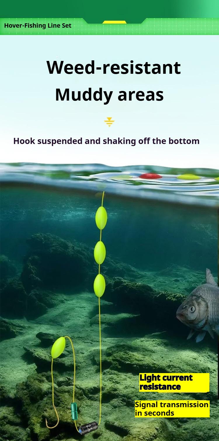 Professional Fishing Float Rig Set - Ready to Use! All-in-one Traditional Float Fishing Solution with Premium Components Seven-star Drift Quick Lead Fish Hook Silicone Space Beans High Quality Nylon Raw Filament Accessories Analysis