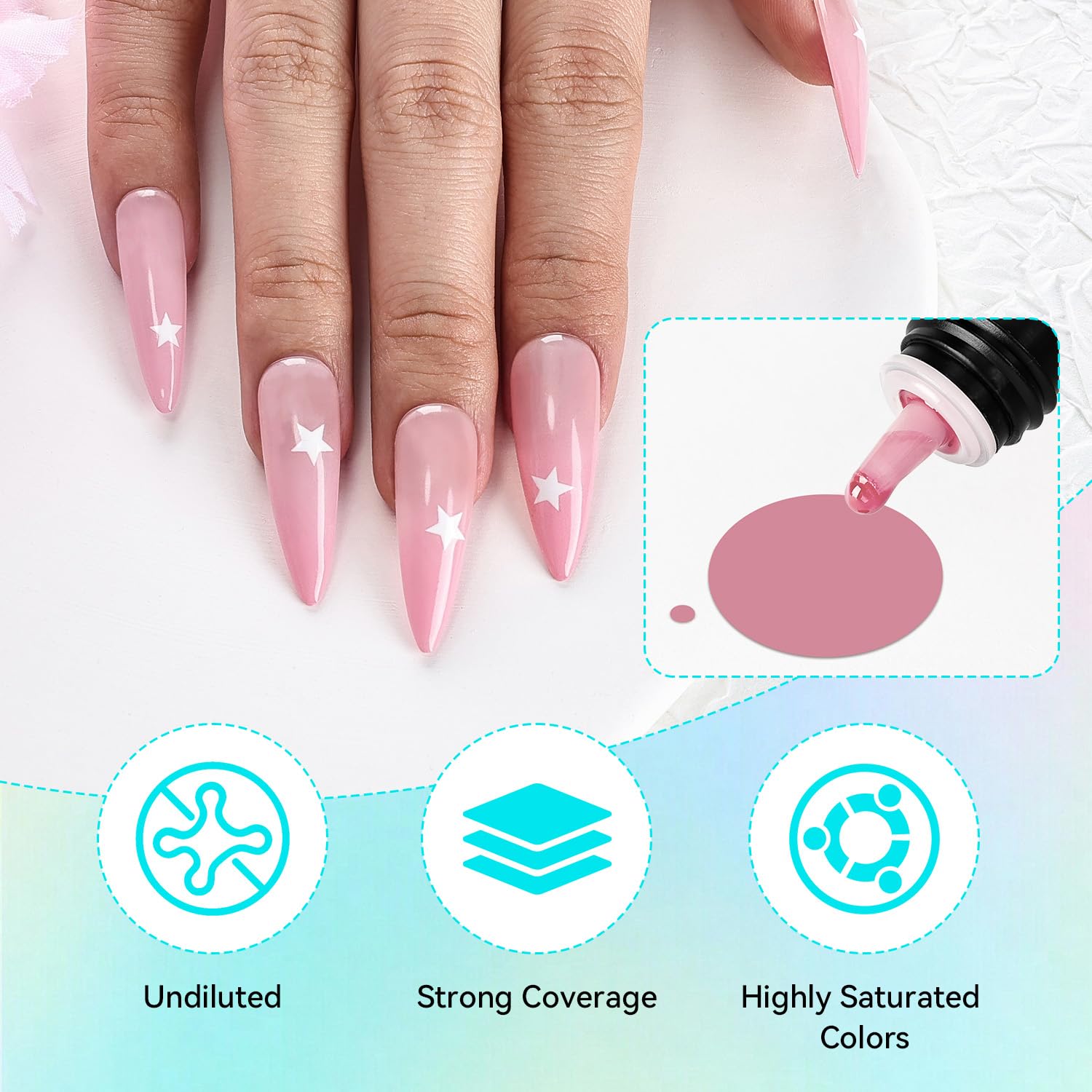 JODSONE 32 Colors Airbrush Gel Nail Polish - No Dilution, Full Coverage & High Saturation, Perfect for Home Salon | Christmas Gift JODSONE 32 Colors Airbrush Gel Nail Polish - No Dilution, Full Coverage & High Saturation, Perfect for Home Salon | Christmas Gift