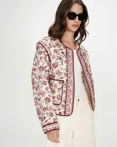 Vahina Quilted Jacket Fleur