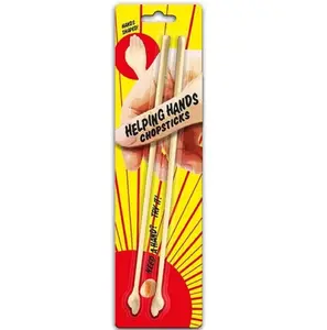 🥢 "HELPING HANDS" Chopsticks – Gag Gift for Foodies & Beginners