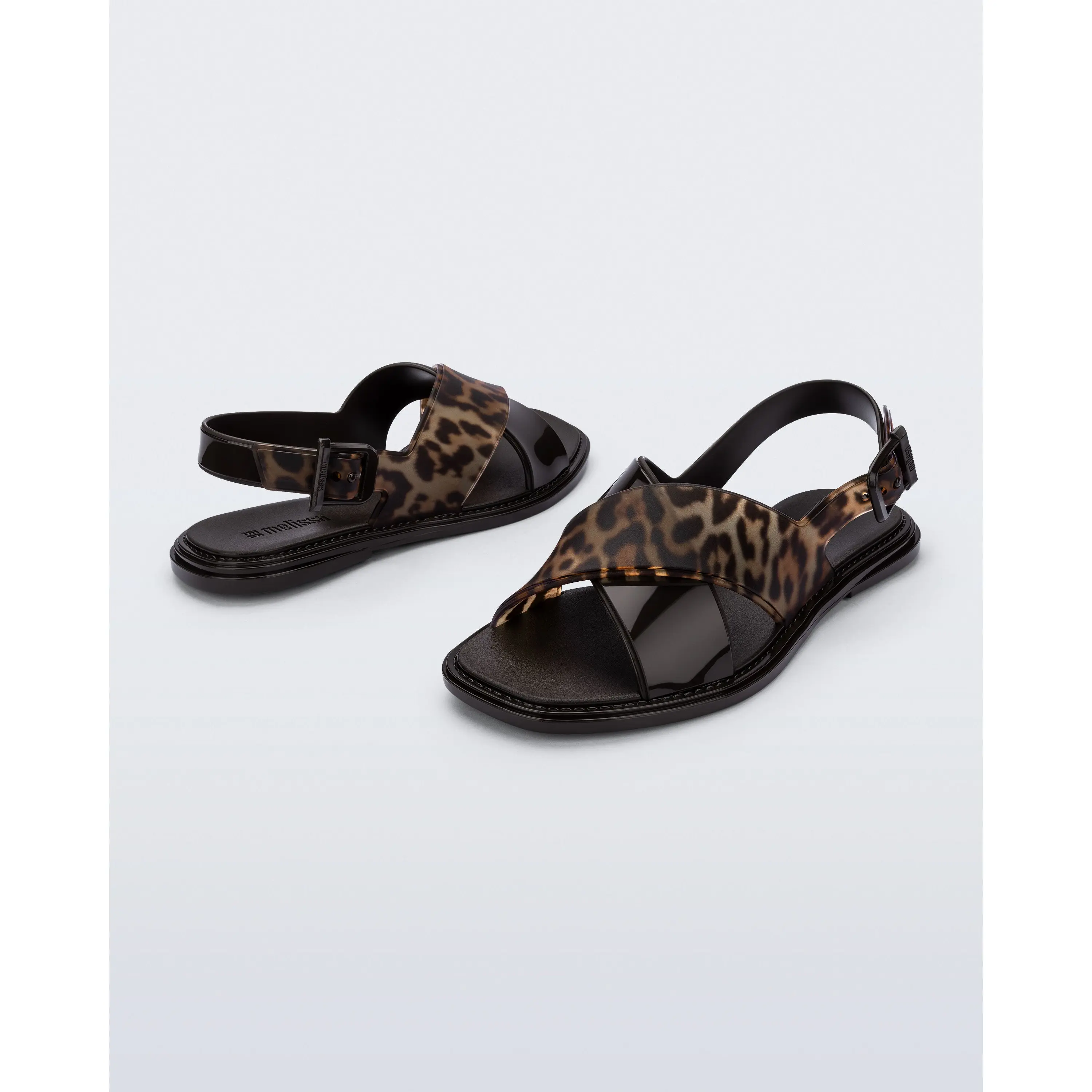 Melissa Cleo Sandal with Adjustable Buckle and Crisscross Straps, Sandals For Women, Women Sandals