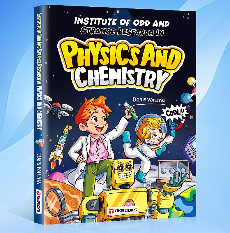 【TIKBOOKS】【Physical Chemistry Comic Enlightenment Book】Comic form tells the knowledge of mathematics, physics and chemistry to stimulate children's interest in learning