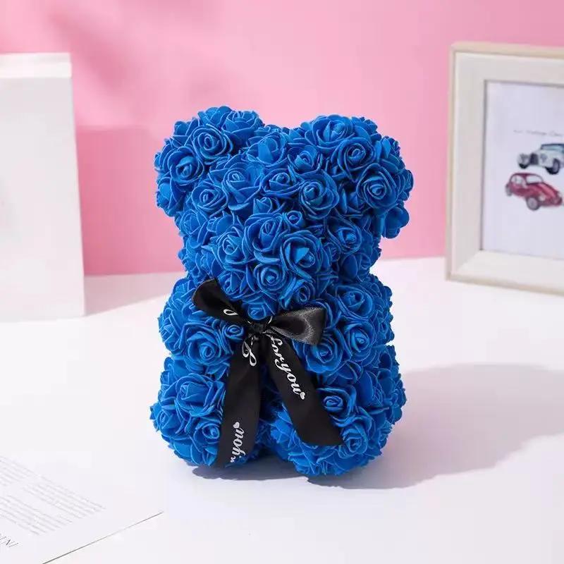 Teddy Bear Rose in Box 10in - Perfect Gift for Mothers Day, Anniversary, Wedding, or Special Occasions for Women and Girlfriends