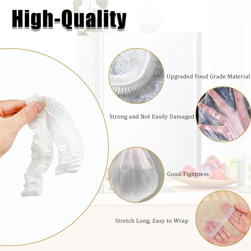 50 Counts Clear Disposable Dust Cover, Dustproof with Elastic for Air Fryer, Blender, Oven, Pressure Cooker, Coffee Maker,  Toaster, Slow Cooker Accessories cloth durable, Thickened Appliance Dust Covers for Kitchen Household Furniture, Practical