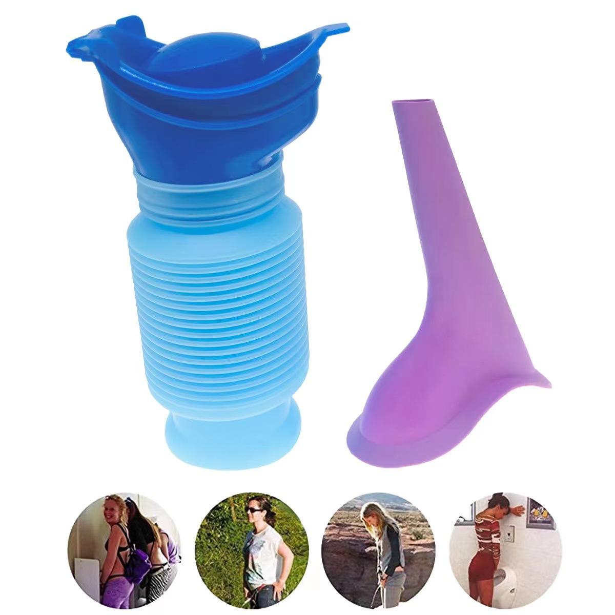 1set Urinal Car Urinal Bucket Outdoor Standing Urine Emergency Travel Portable Reusable Shrinkable Camping Toilet Urine Leak 1set Urinal Car Urinal Bucket Outdoor Standing Urine Emergency Travel Portable Reusable Shrinkable Camping Toilet Urine Leak