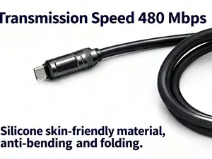 240W digital display high-speed data transmission cable