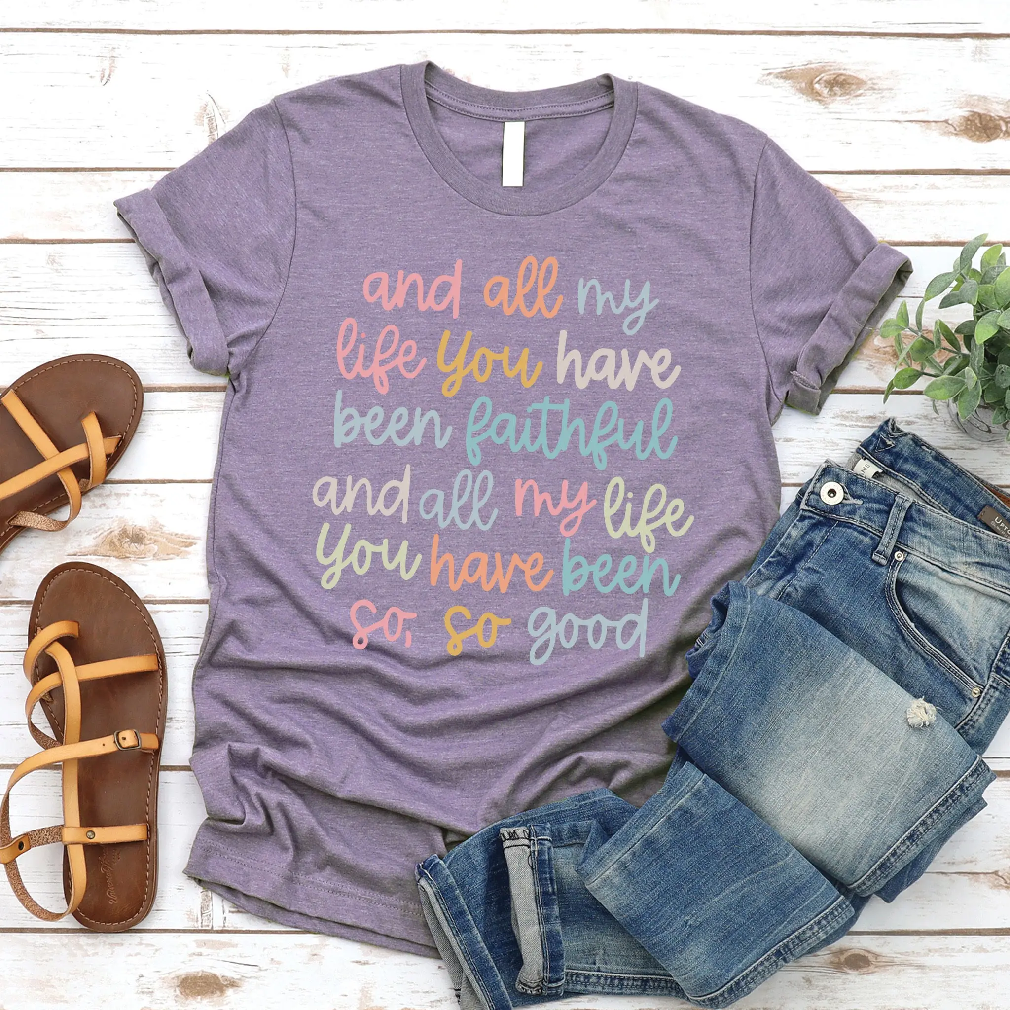 Love in Faith | Super Soft Christian Tees - “Normal Isn’t Coming Back,” “So So Good,” “Faith Cross” & More Bible Verse T-Shirts, Cozy Religious Gifts for Women Love in Faith | Super Soft Christian Tees - “Normal Isn’t Coming Back,” “So So Good,” “Faith Cross” & More Bible Verse T-Shirts, Cozy Religious Gifts for Women