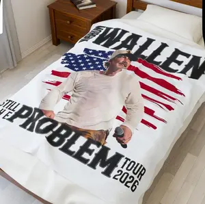 Still The Problem Tour 2026 Fleece Blanket | Morgan American Flag Concert Design