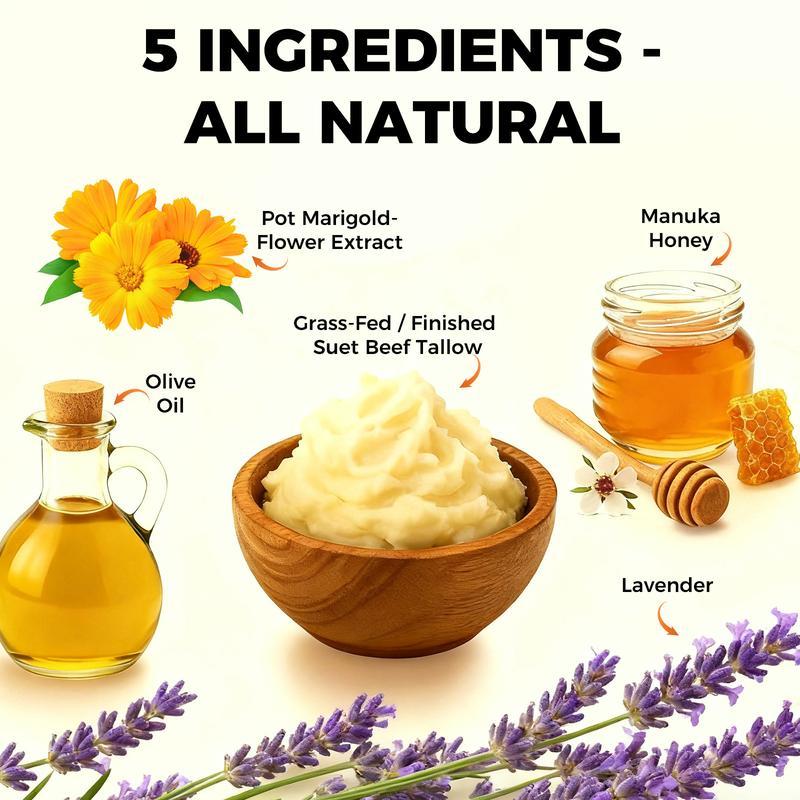 3-Piece set Whipped Tallow Honey Balm - 12 Oz,Moisturizing Cream for Soft, Smooth Skin - Handmade All-Natural Moisturizer-Handmade ChristmasSpecial Offer Package Body Care Gentle 3-Piece set Whipped Tallow Honey Balm - 12 Oz,Moisturizing Cream for Soft, Smooth Skin - Handmade All-Natural Moisturizer-Handmade ChristmasSpecial Offer Package Body Care Gentle