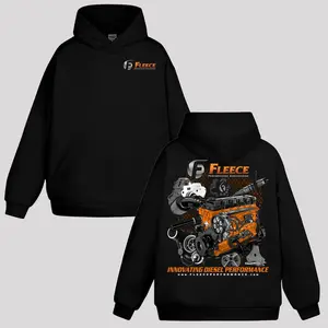 Fleece Performance Cummins Engine Hoodie & Sweatshirt, Cummins Diesel Outfit for Fans, Car Parts Enthusiasts Shirt, Full Size, Full Color