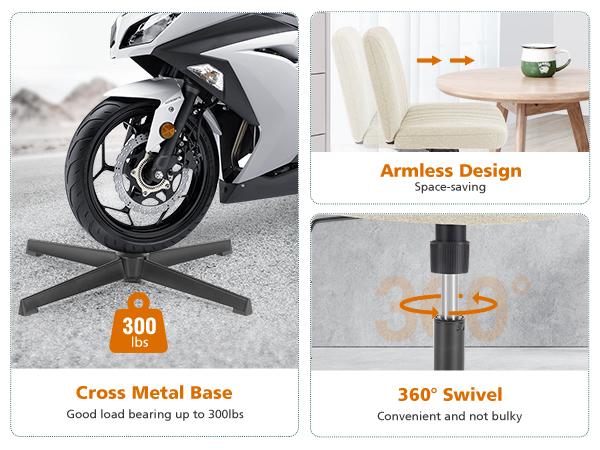 Height Adjustable Criss Cross Chair - Armless Desk Chair No Wheels Cross Legged Office Chair Wide Swivel Home Office Desk Chairs Height Adjustable Criss Cross Chair - Armless Desk Chair No Wheels Cross Legged Office Chair Wide Swivel Home Office Desk Chairs