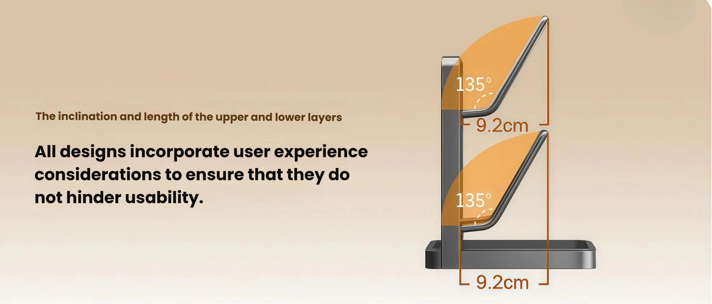 JointlyCreating Multi-Functional Kitchen Organizer Rack Holds Lids Cutting Boards Non-Slip Durable Double Layer