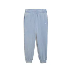 PUMA Womens Essentials Elevated Comfort Wash Sweatpants Casual - Blue