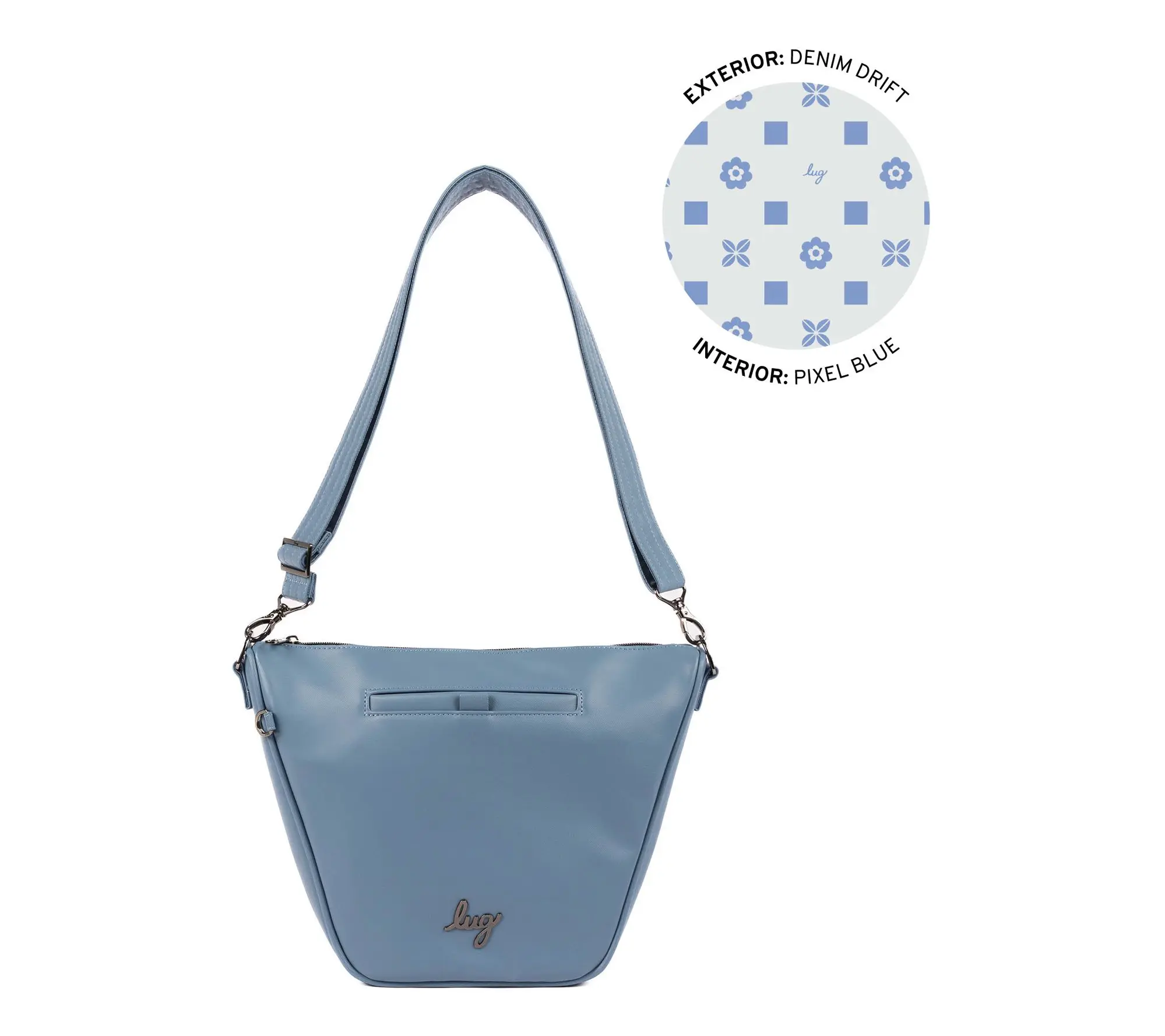 Lug Satin Luxe Medium Shoulder Bag
