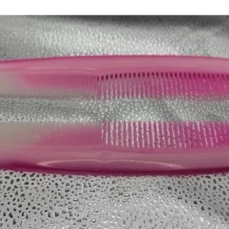 Hair Comb - Pink Plastic Comb with Comb Design 2pcs Hair Comb - Pink Plastic Comb with Comb Design 2pcs