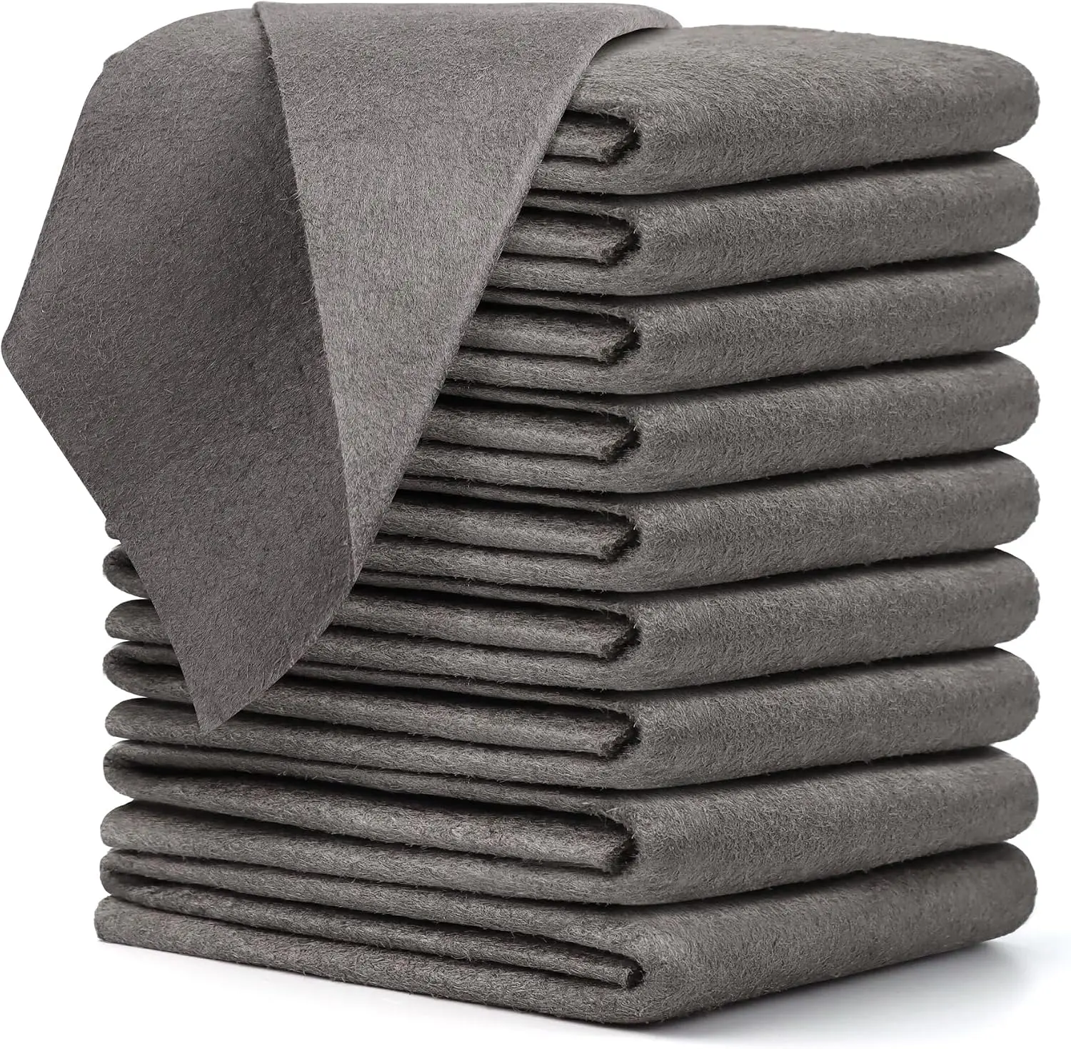 10-Pack Thickened Magic Microfiber Cleaning Cloths, Reusable Lint-Free Streak-Free Towels, Multi-Purpose Rags for Glass, Kitchen, Car Washing (Home Supplies)